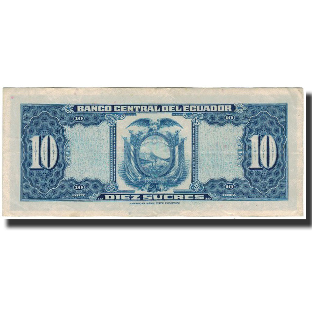 Banknote, Ecuador, 10 Sucres, 1974-01-02, KM:101Ab, EF(40-45)
