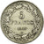 Munten, België, Leopold I, 5 Francs, 5 Frank, 1849, ZF, Zilver, KM:3.2