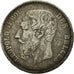 Moneda, Bélgica, Leopold II, 5 Francs, 5 Frank, 1867, MBC, Plata, KM:24