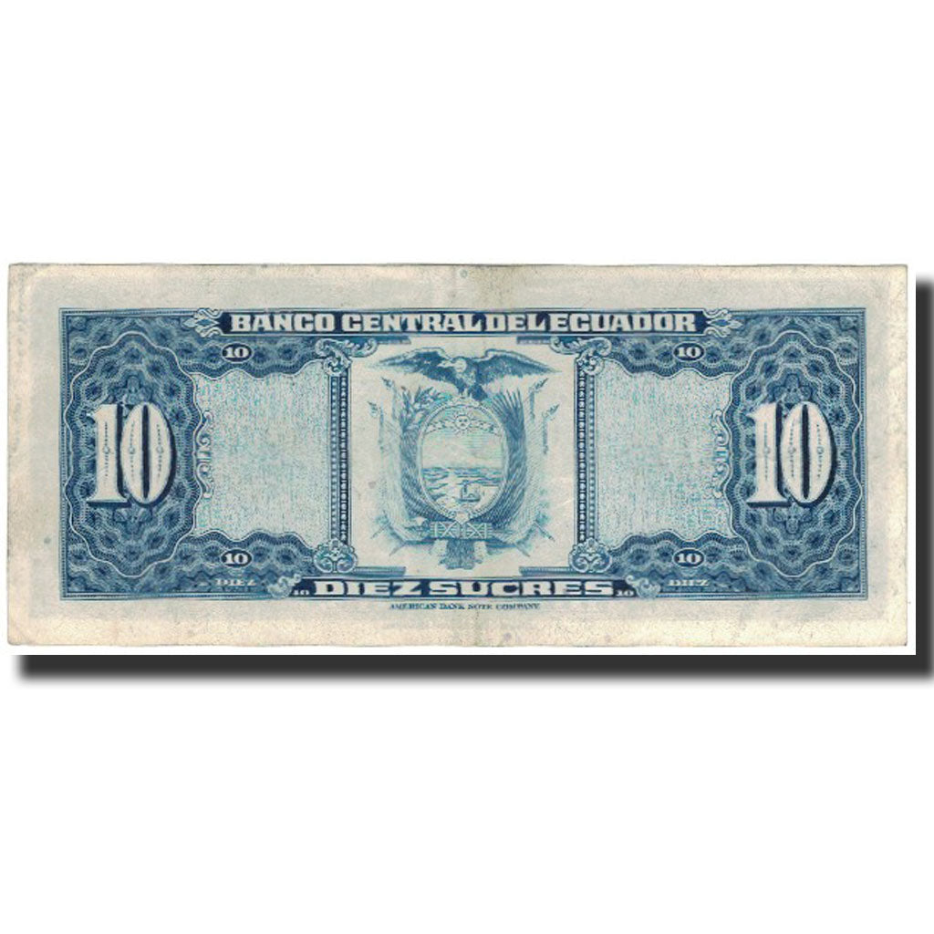 Banknote, Ecuador, 10 Sucres, 1975-04-14, KM:109, EF(40-45)