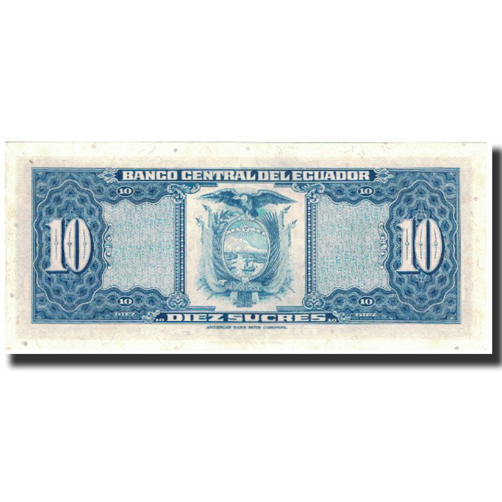 Banknote, Ecuador, 10 Sucres, 1975-04-14, KM:109, UNC(65-70)