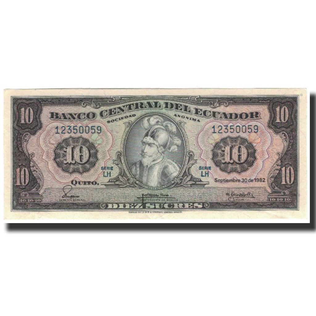 Banconote, Ecuador, 10 Sucres, 1982-09-30, KM:114b, SPL