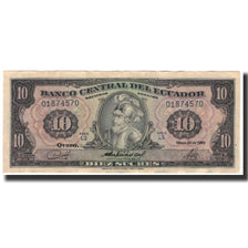 Banknote, Ecuador, 10 Sucres, 1980-05-24, KM:114b, VF(30-35)