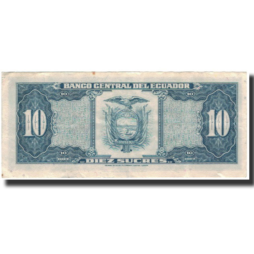 Banknote, Ecuador, 10 Sucres, 1980-05-24, KM:114b, EF(40-45)