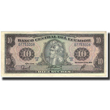 Banknote, Ecuador, 10 Sucres, 1988-11-22, KM:121, AU(55-58)