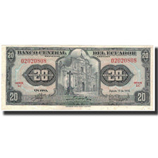 Banknote, Ecuador, 20 Sucres, 1976-08-10, KM:110, AU(55-58)