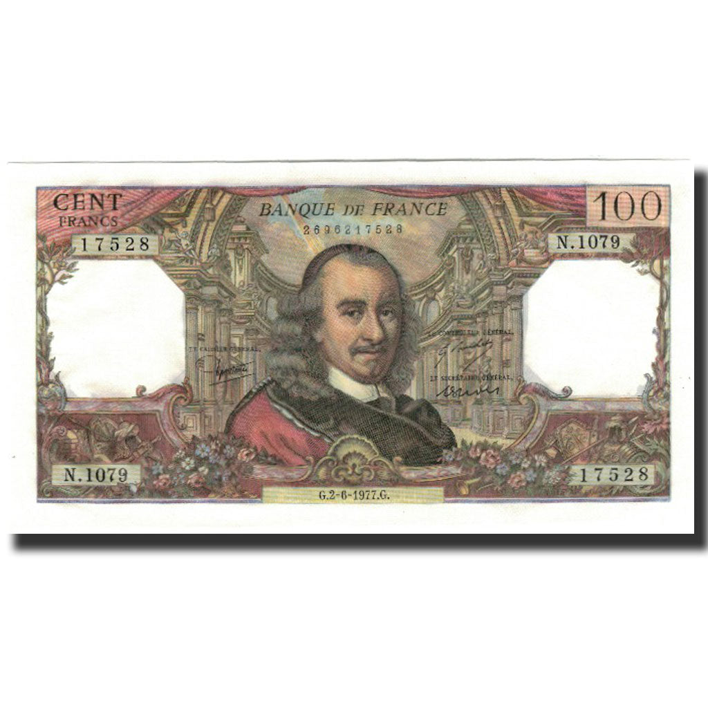 Francia, 100 Francs, 100 F 1964-1979 ''Corneille'', 1977-06-02, SC