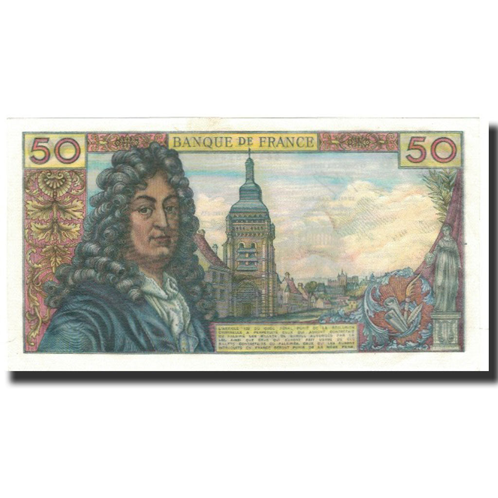 France, 50 Francs, 50 F 1962-1976 ''Racine'', 1974-10-03, AU(55-58)