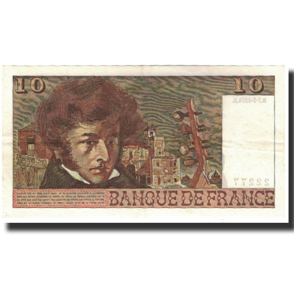 France, 10 Francs, 10 F 1972-1978 ''Berlioz'', 1974-02-07, AU(55-58)
