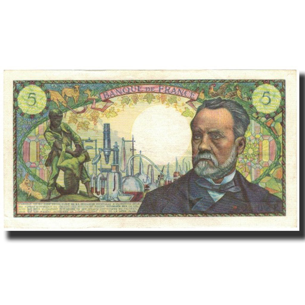 France, 5 Francs, 5 F 1966-1970 ''Pasteur'', 1969-06-05, TTB+, Fayette:61.10