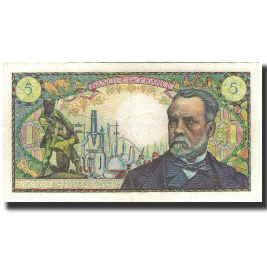 Frankrijk, 5 Francs, 5 F 1966-1970 ''Pasteur'', 1966-05-05, SUP, Fayette:61.1