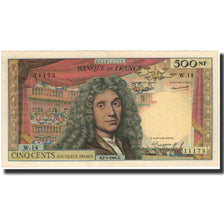 Francja, 500 Nouveaux Francs, Molière, 1964-01-02, AU(55-58), Fayette:60.6