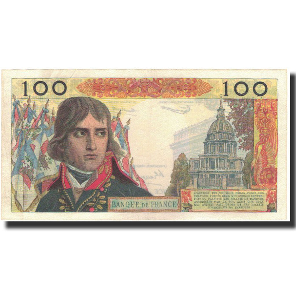 Francja, 100 Nouveaux Francs, Bonaparte, 1962-10-04, UNC(63), Fayette:59.17