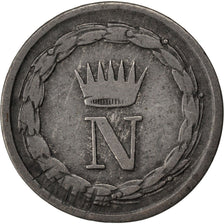ITALIAN STATES, 10 Centesimi, 1809, Milan, KM #4, EF(40-45), Silver, 1.90