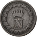 ITALIAN STATES, 10 Centesimi, 1809, Milan, KM #4, EF(40-45), Silver, 1.90