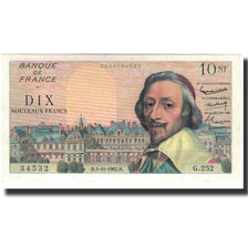France, 10 Nouveaux Francs, 10 NF 1959-1963 ''Richelieu'', 1962-10-04