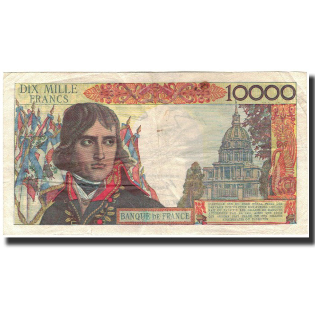 France, 10,000 Francs, 10 000 F 1955-1958 ''Bonaparte'', 1956-12-06, EF(40-45)