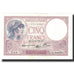 France, 5 Francs, 5 F 1917-1940 ''Violet'', 1939-10-19, UNC(63), Fayette:4.12