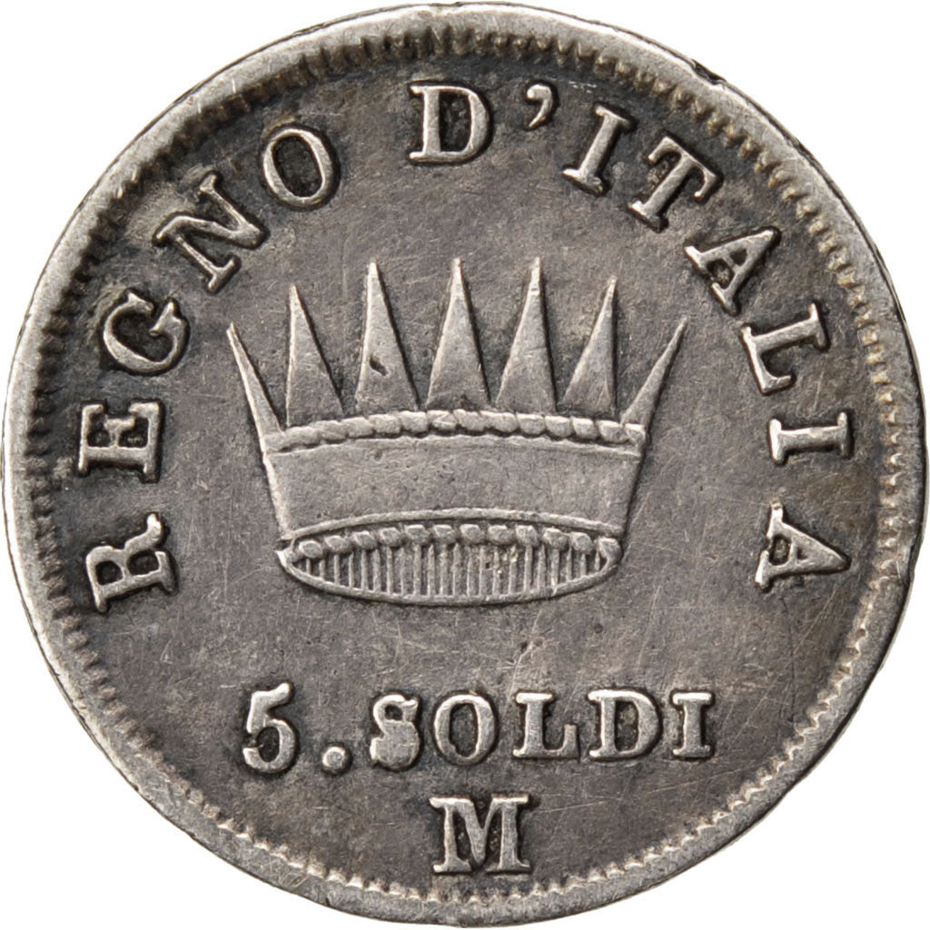 Italie, Royaume de Napoléon Ier, 5 Soldi
