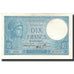 Francia, 10 Francs, 10 F 1916-1942 ''Minerve'', 1940-10-24, SC, Fayette:7.18