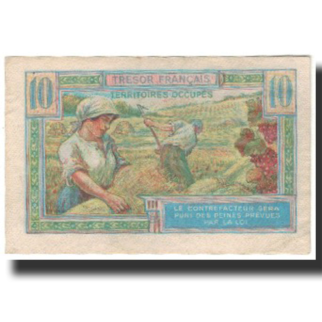 France, 10 Francs, 1947 French Treasury, 1947, TTB+, Fayette:VF30.1, KM:M7a