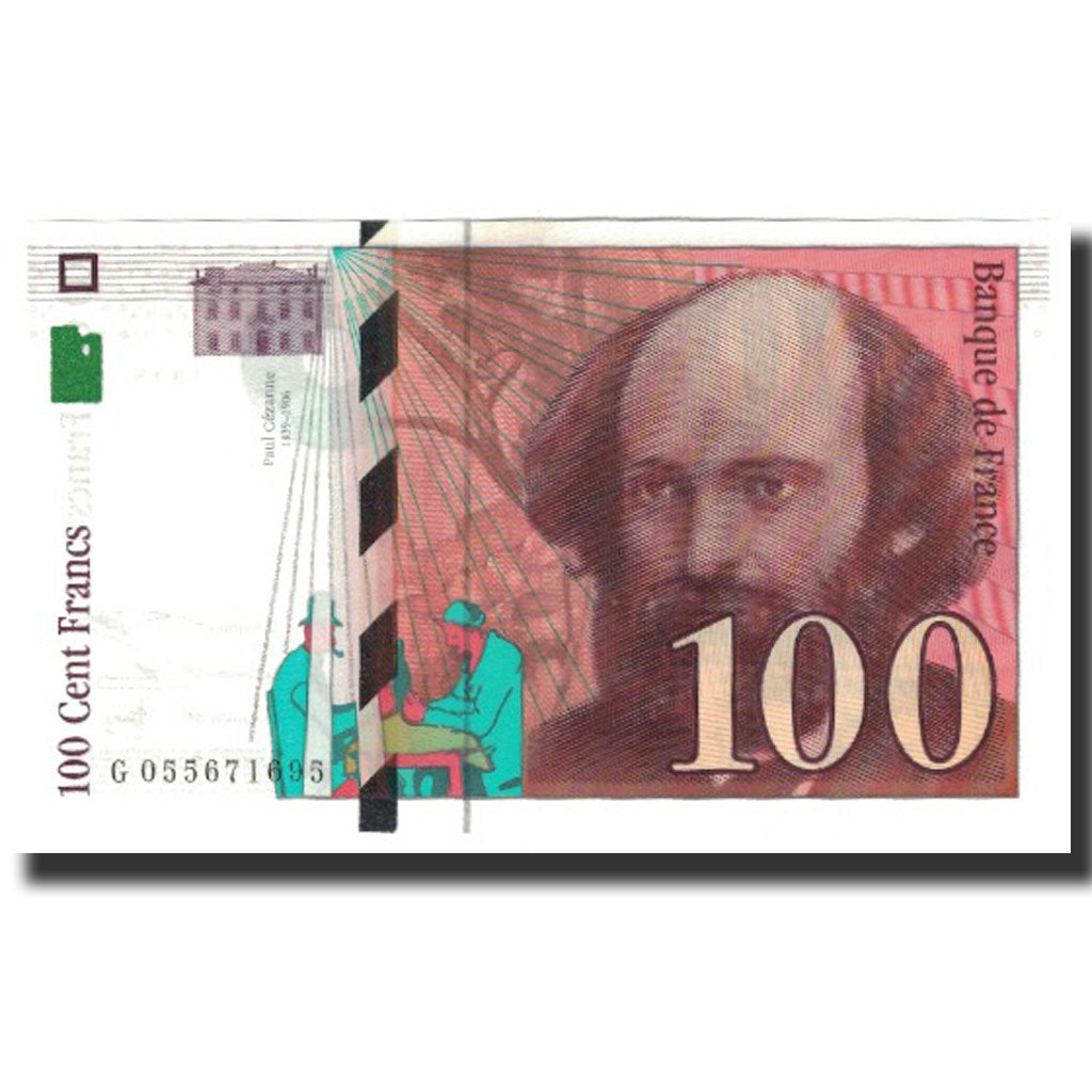 France, 100 Francs, 100 F 1997-1998 ''Cézanne'', 1998, UNC(65-70)