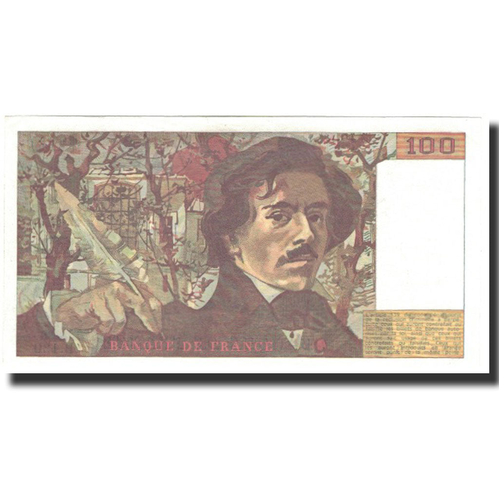 Frankreich, 100 Francs, 100 F 1978-1995 ''Delacroix'', 1988, UNZ-