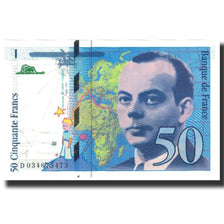 Frankreich, 50 Francs, 50 F 1992-1999 ''St Exupéry'', 1997, UNZ, Fayette:73.4