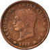 ITALIAN STATES, Soldo, 1813, Milan, KM #3.2, VF(20-25), Copper, 9.61