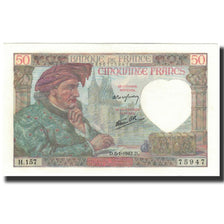 Francia, 50 Francs, 50 F 1940-1942 ''Jacques Coeur'', 1942-01-08, FDS