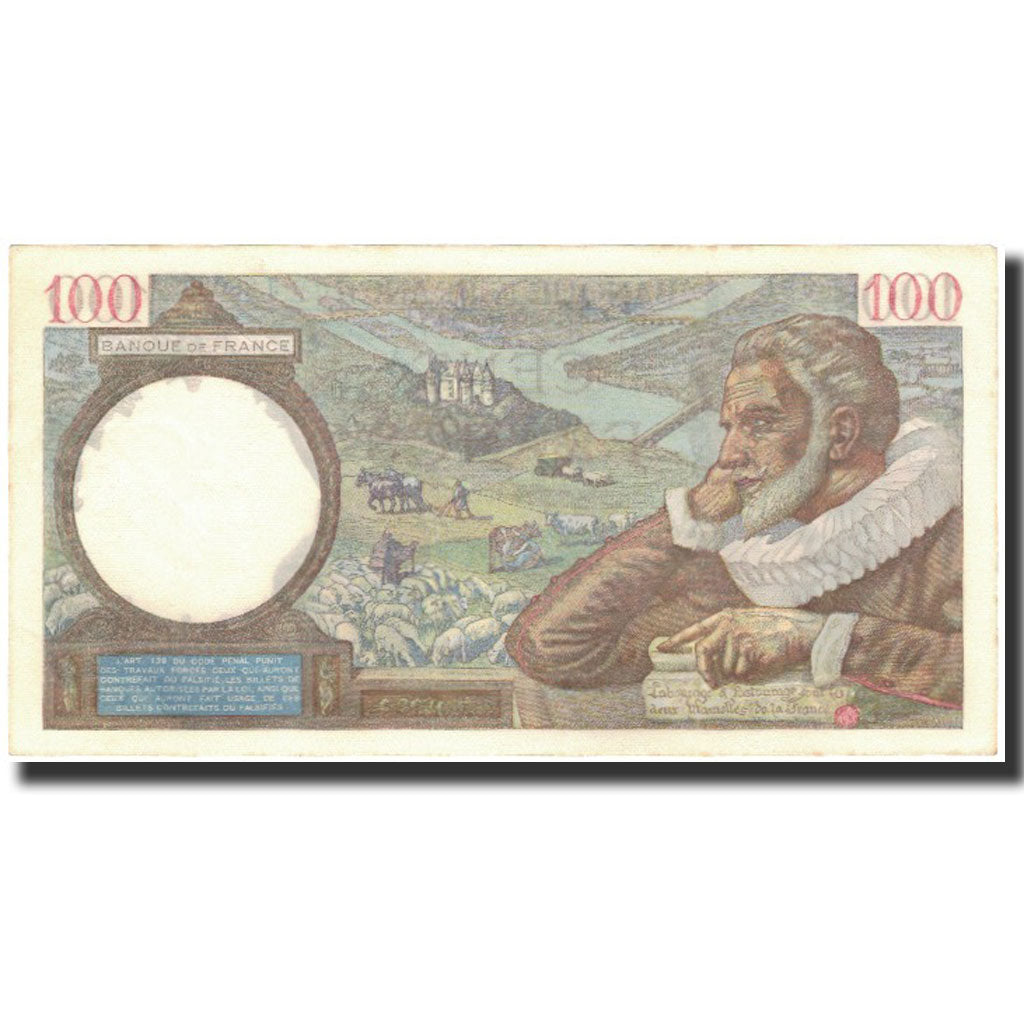 France, 100 Francs, 100 F 1939-1942 ''Sully'', 1942-01-29, UNC(63)