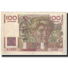 Frankrijk, 100 Francs, 100 F 1945-1954 ''Jeune Paysan'', 1949-02-17, TTB