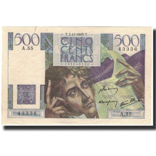 France, 500 Francs, 500 F 1945-1953 ''Chateaubriand'', 1945-11-07, UNC(63)
