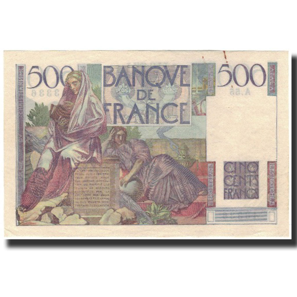 France, 500 Francs, 500 F 1945-1953 ''Chateaubriand'', 1945-11-07, UNC(63)