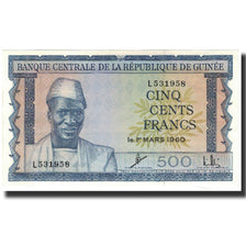 Banknote, Guinea, 500 Francs, 1960-03-01, KM:14A, UNC(65-70)