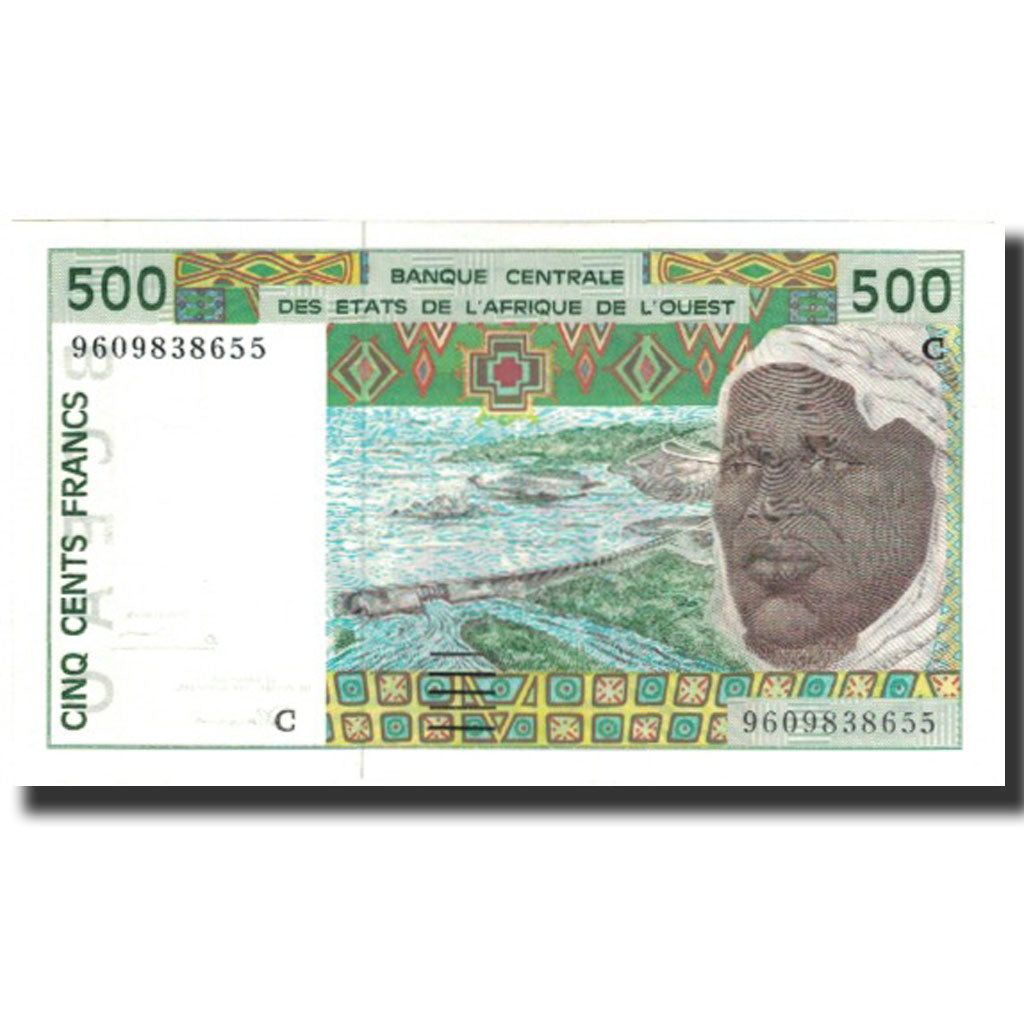 Banknote, West African States, 500 Francs, 1996, KM:310Cf, UNC(65-70)