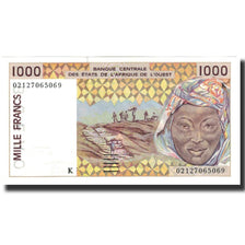 Geldschein, West African States, 1000 Francs, 2002, KM:711Kl, UNZ