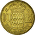 Coin, Monaco, Rainier III, 10 Francs, 1950, AU(55-58), Aluminum-Bronze, KM:130
