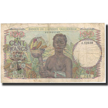 Banknote, French West Africa, 100 Francs, 1951-10-02, KM:40, VG(8-10)