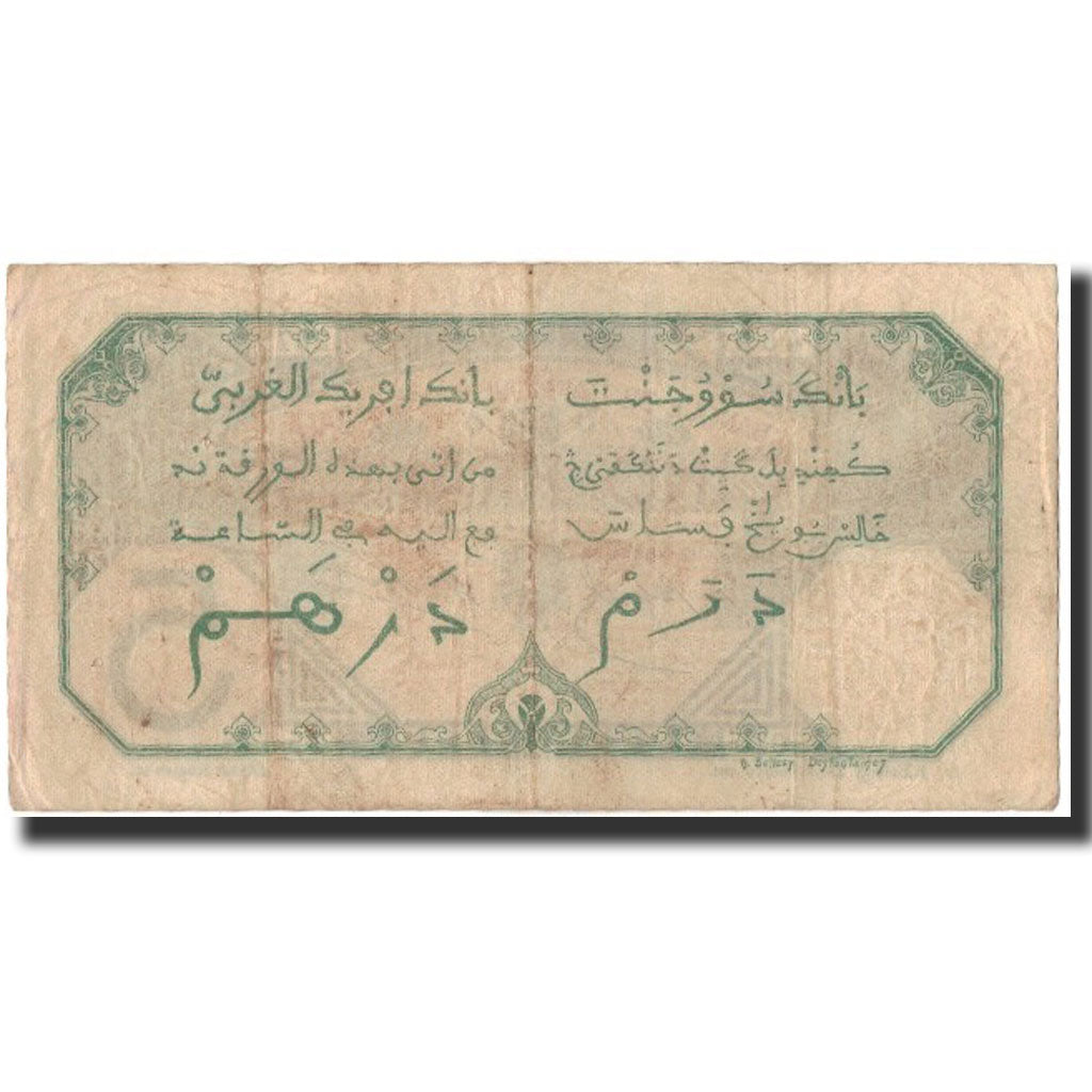 Geldschein, French West Africa, 5 Francs, 1924-04-10, KM:5Bb, SS