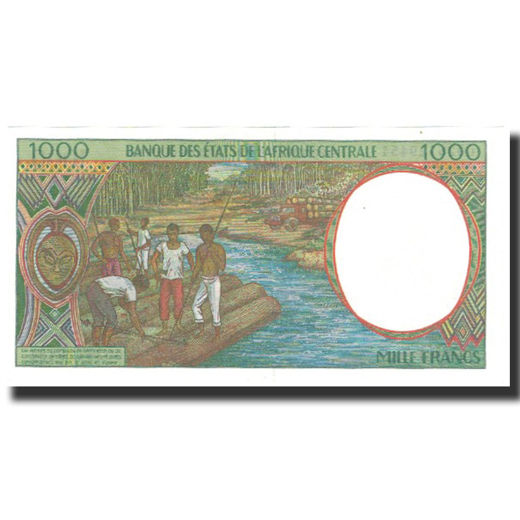 Banknote, Central African States, 1000 Francs, 2000, KM:102Cg, UNC(65-70)