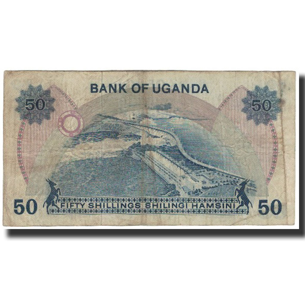 Banknote, Uganda, 50 Shillings, 1973, KM:8a, F(12-15)
