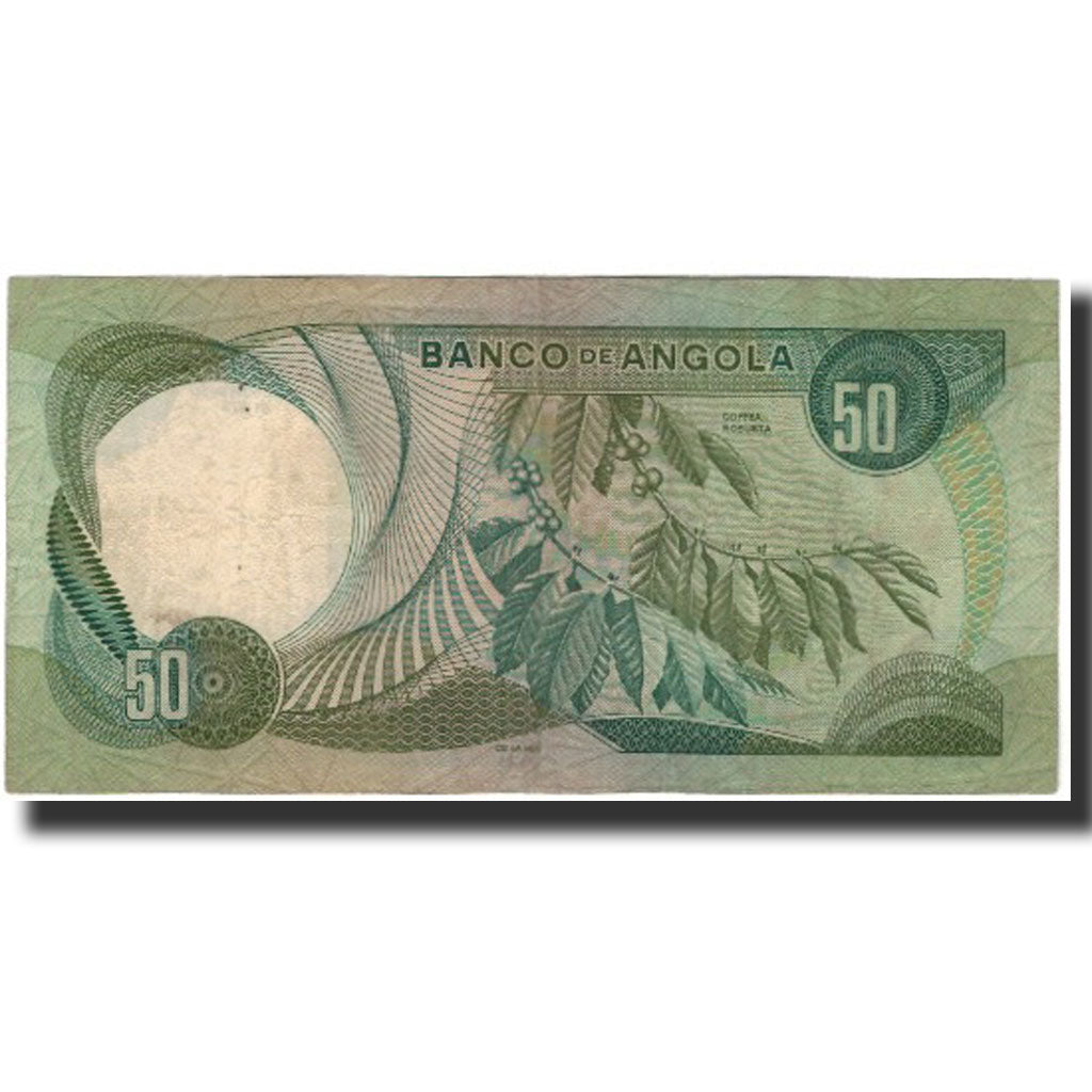 Banknote, Angola, 50 Escudos, 1972-11-24, KM:100, VF(20-25)