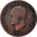 ITALIAN STATES, Soldo, 1809, Milan, KM #3.2, VF(20-25), Copper, 10.07