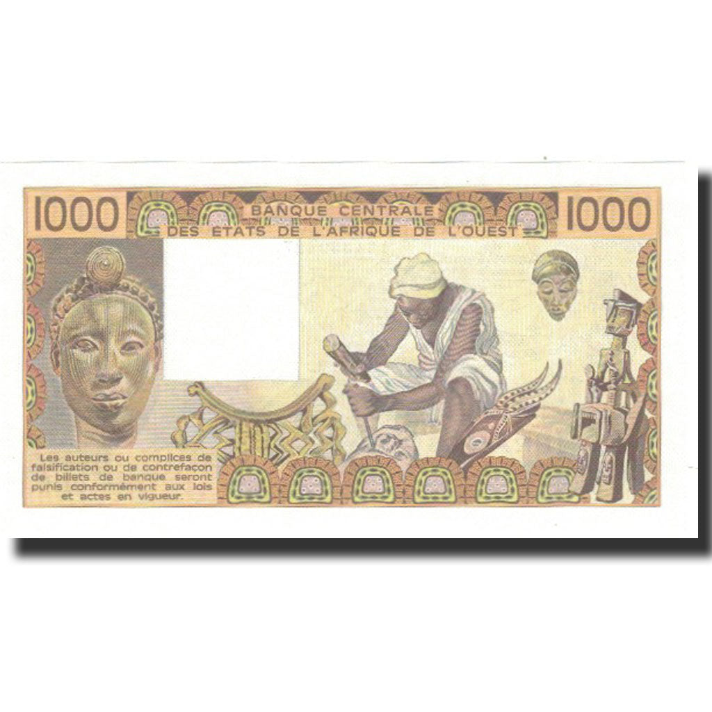Banknote, West African States, 1000 Francs, 1981, KM:307Cb, UNC(65-70)