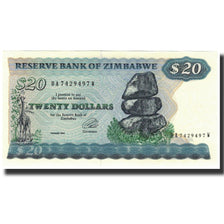 Banknote, Zimbabwe, 20 Dollars, 1994, KM:4d, UNC(65-70)
