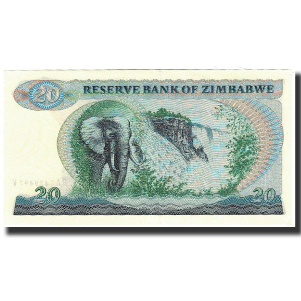 Banknote, Zimbabwe, 20 Dollars, 1994, KM:4d, UNC(65-70)