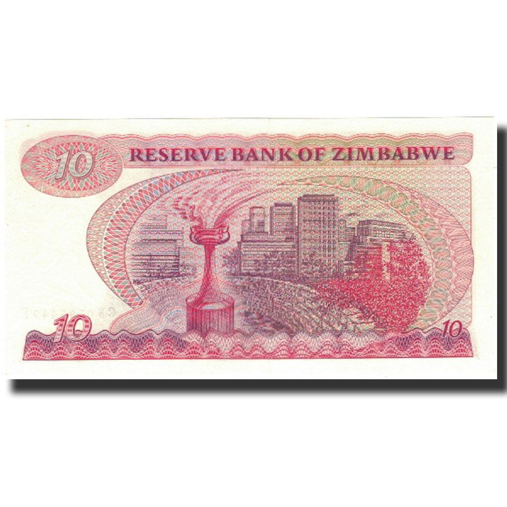 Geldschein, Simbabwe, 10 Dollars, 1983, KM:3d, UNZ
