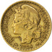 TOGO, Franc, 1924, Paris, KM #2, AU(50-53), Aluminum-Bronze, 22, Lecompte #11,..