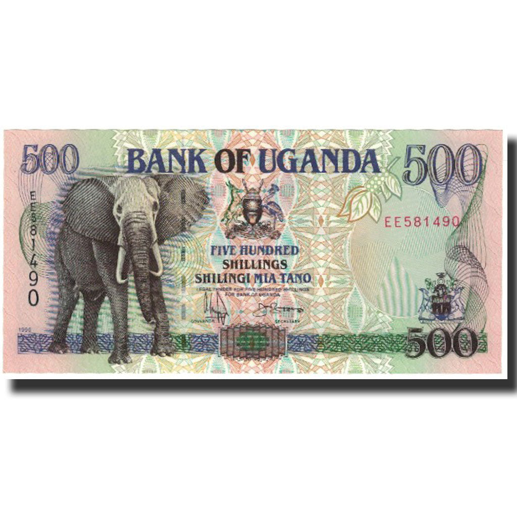 Banknote, Uganda, 500 Shillings, 1996, KM:35a, UNC(65-70)